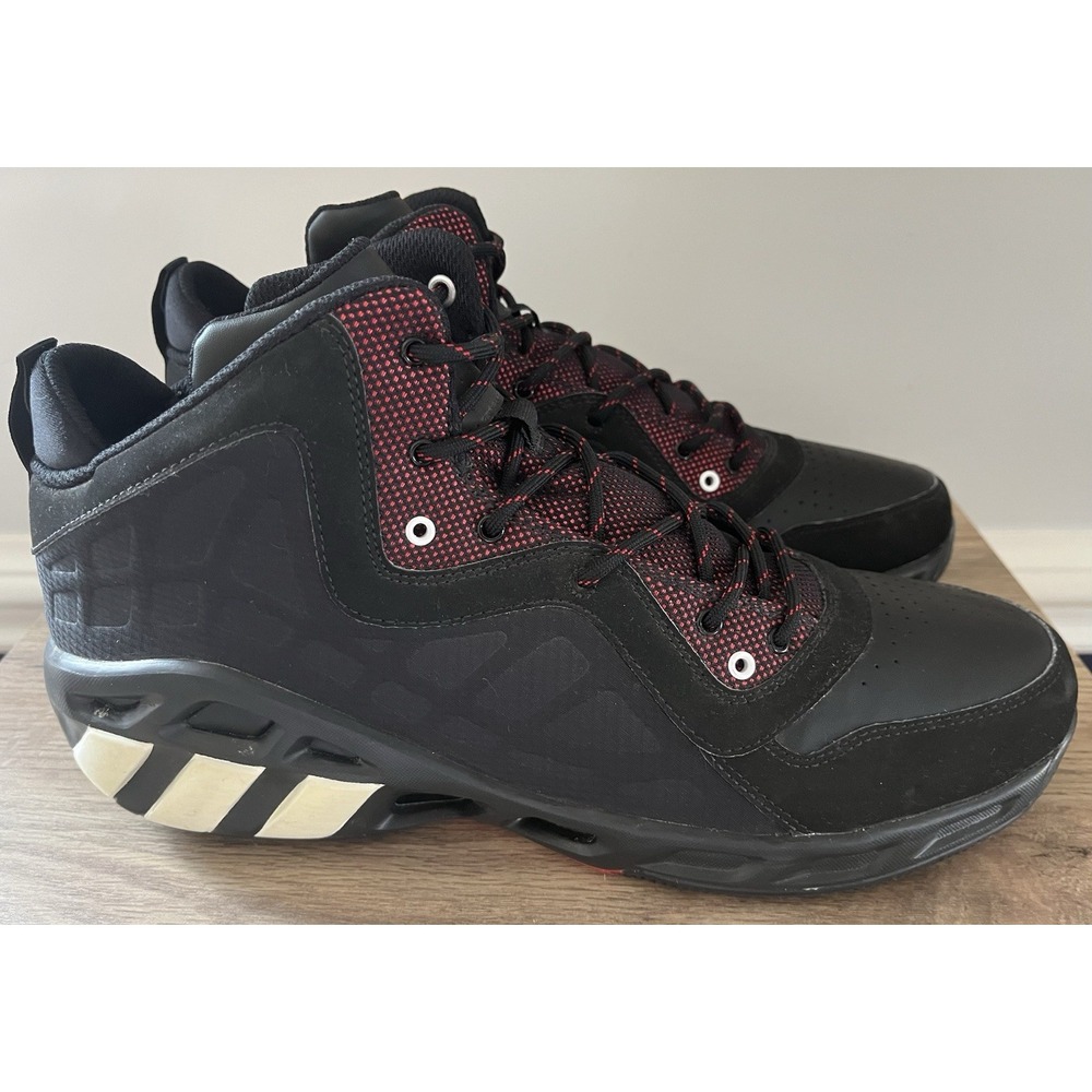 Adidas Crazy Cool Light Black Red Mens 10.5 Basketball Sneakers Samples Shoes M1